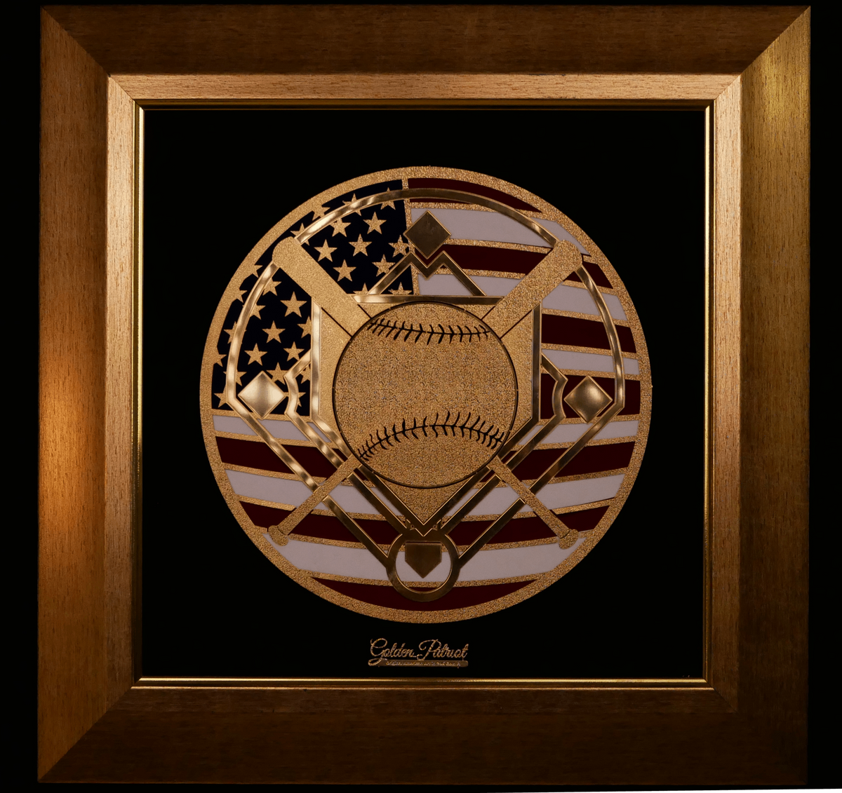 Displaying gold art and getting the light right