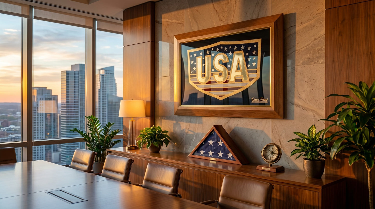 Golden USA - Full Color 24K Gold & 925 Silver