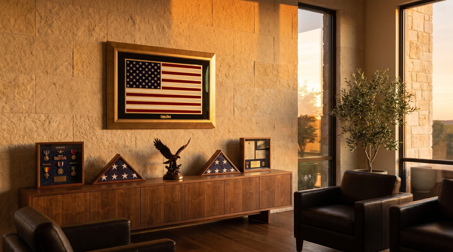 Golden Flag Full Color 24K Gold & 925 Silver