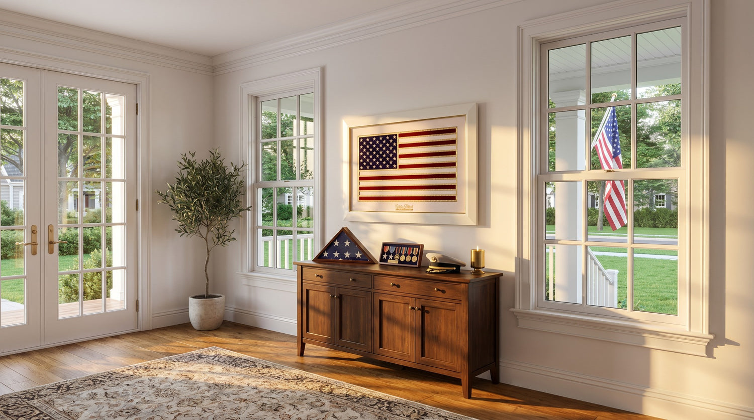 Golden Flag Full Color 24K Gold & 925 Silver