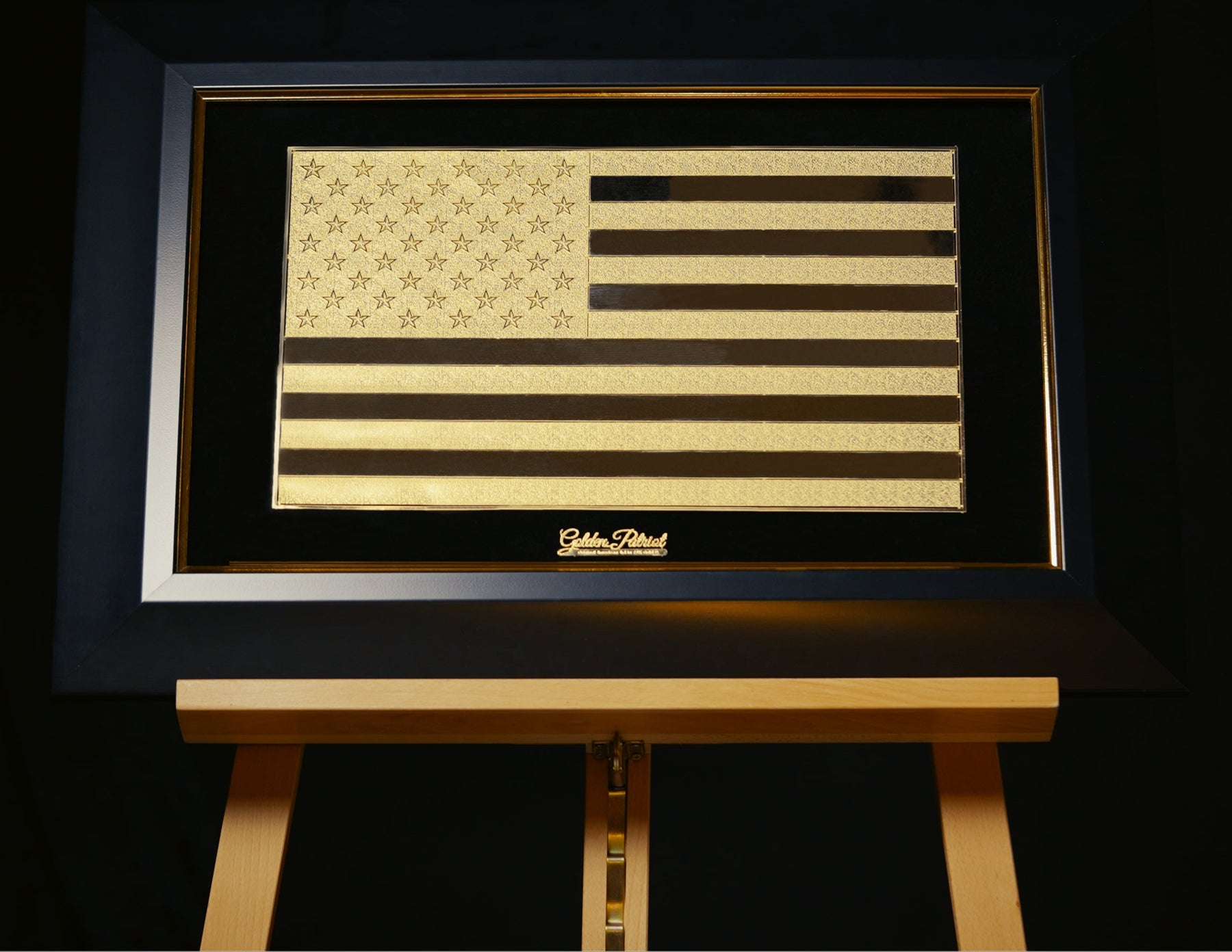 Golden Flag - The American Flag in 24K Gold-Plated Brilliance – Golden ...